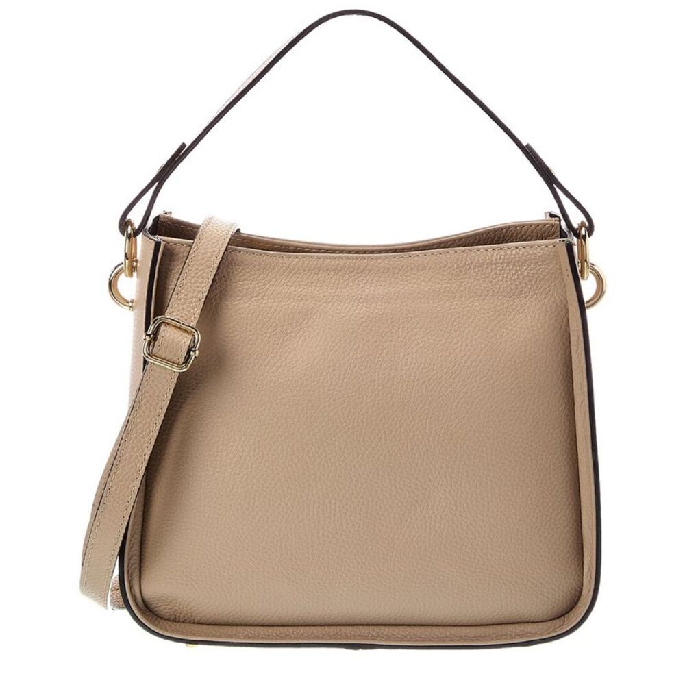 Italian Leather Shoulder Bag Leather Top Handles Bag